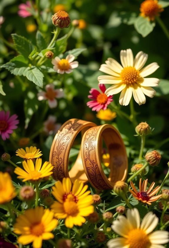 nature inspired wedding ring designs