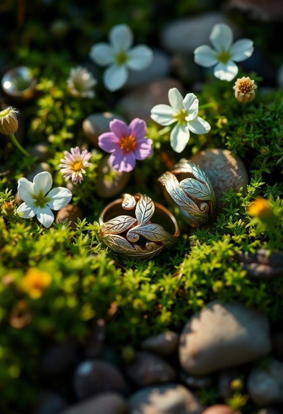 nature inspired wedding ring designs