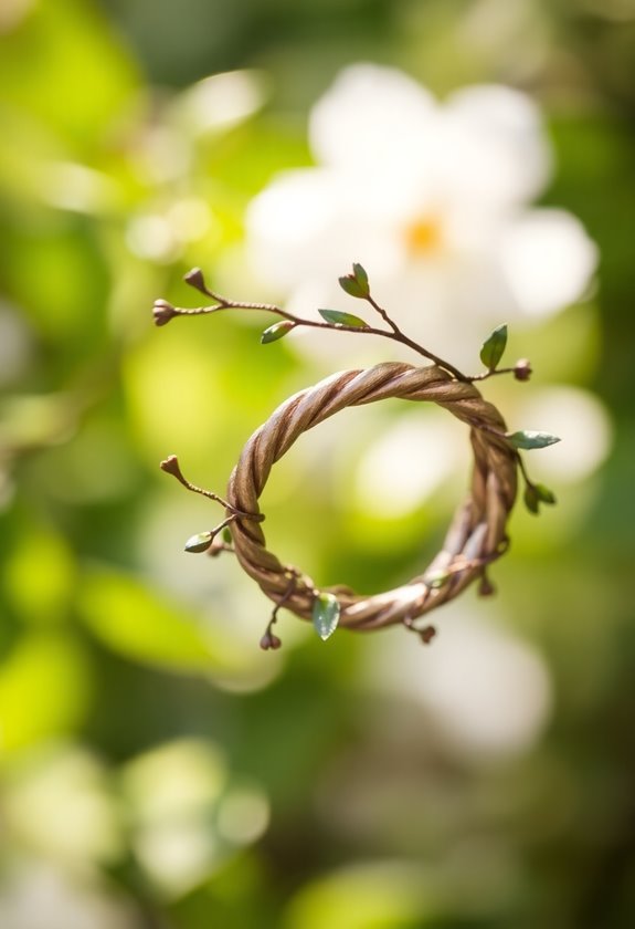 nature inspired wedding rings