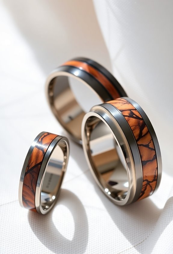nature inspired wood inlays