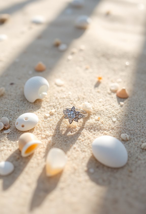ocean inspired wedding rings