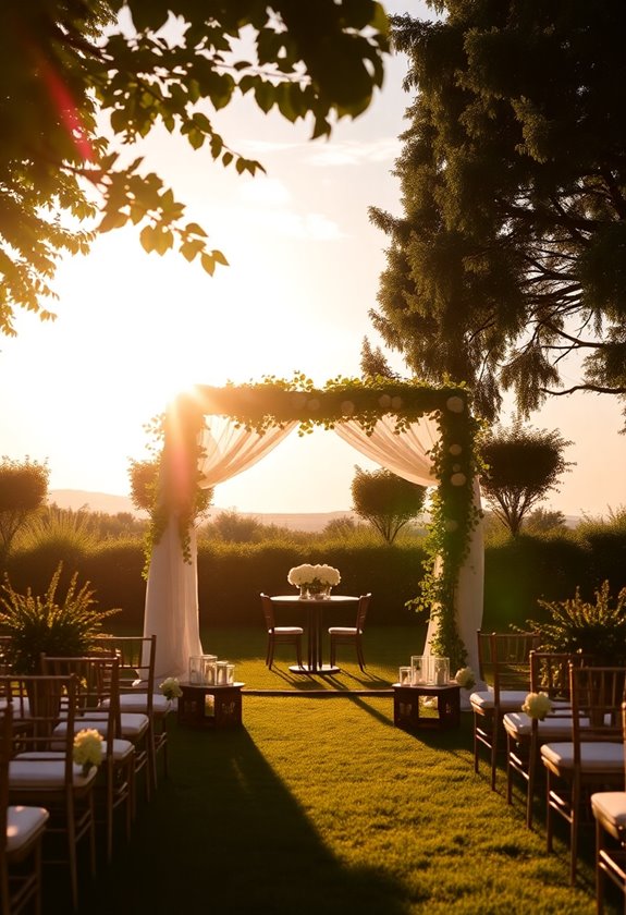 optimal lighting for weddings