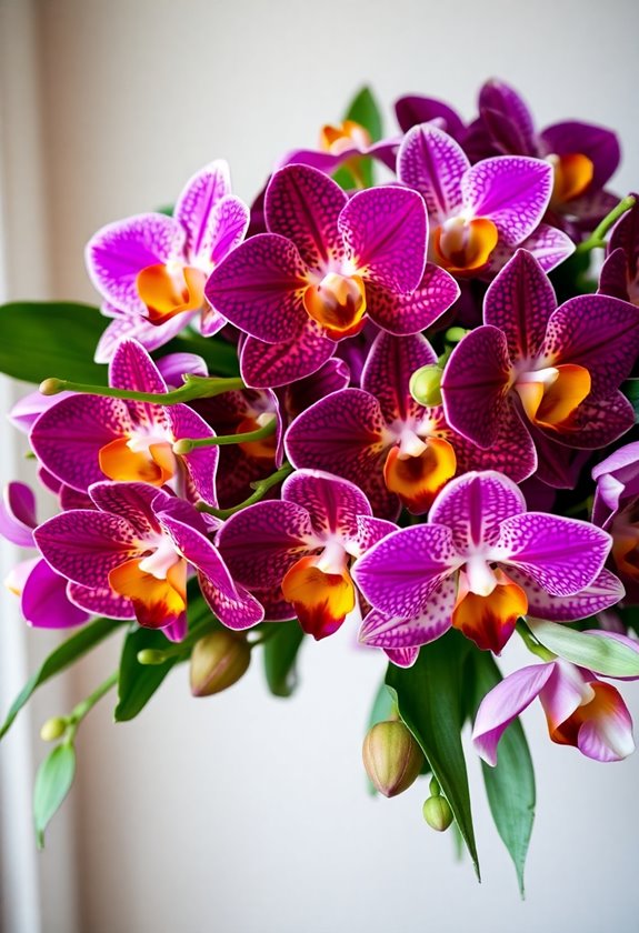 orchids elegant wedding statement