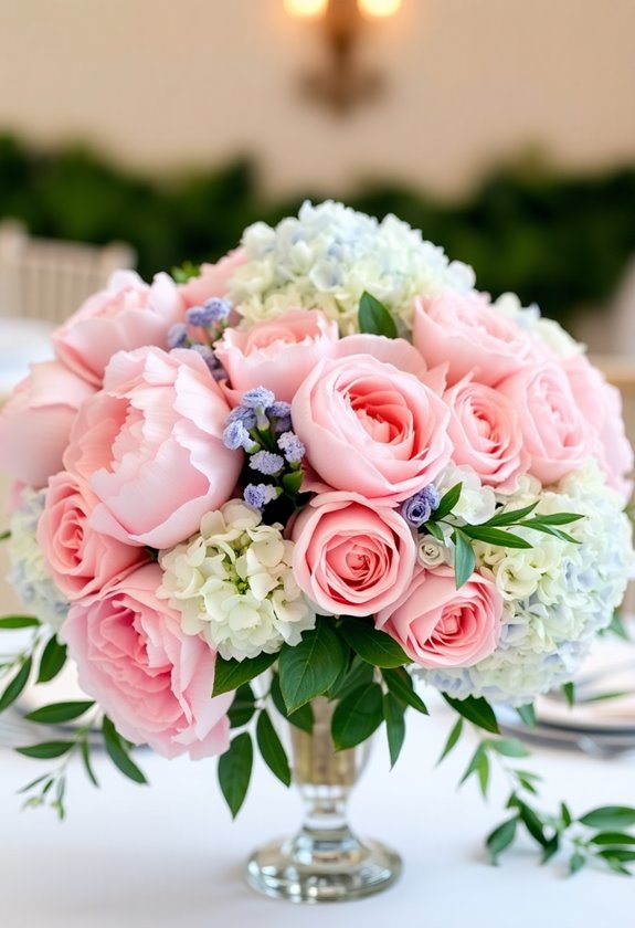 pastel blooms for romance