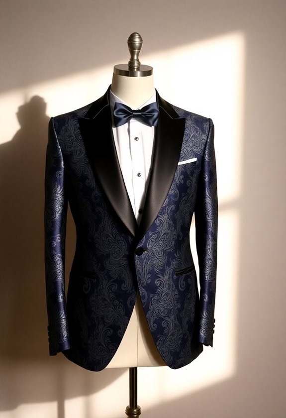 patterned tuxedo for weddings
