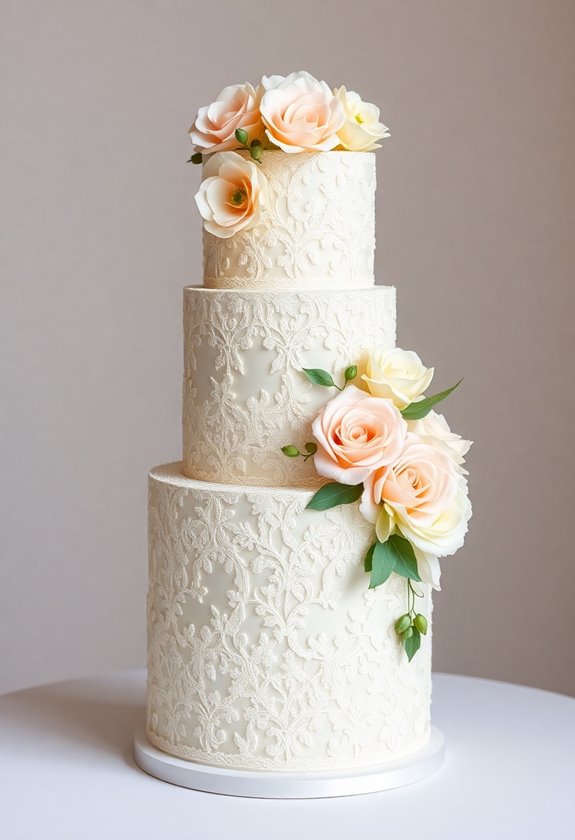 perfect vintage cake colors
