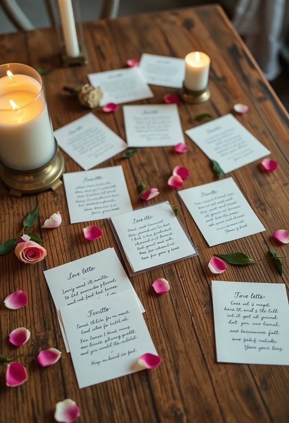 personal love letters exchange