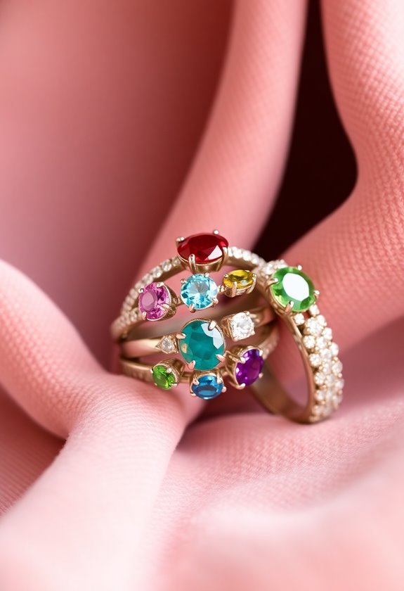 personalized birthstone ring design