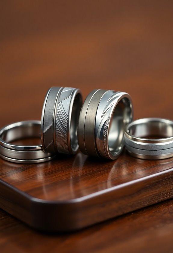 personalized durable wedding bands