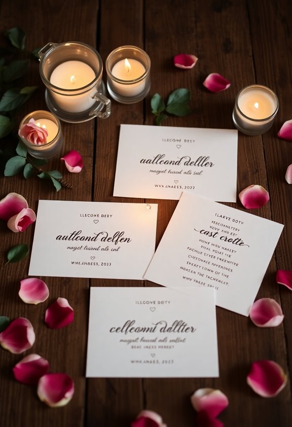 personalized heartfelt wedding notes
