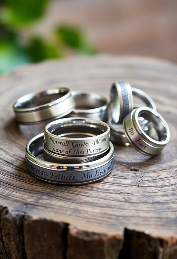 personalized rings for love