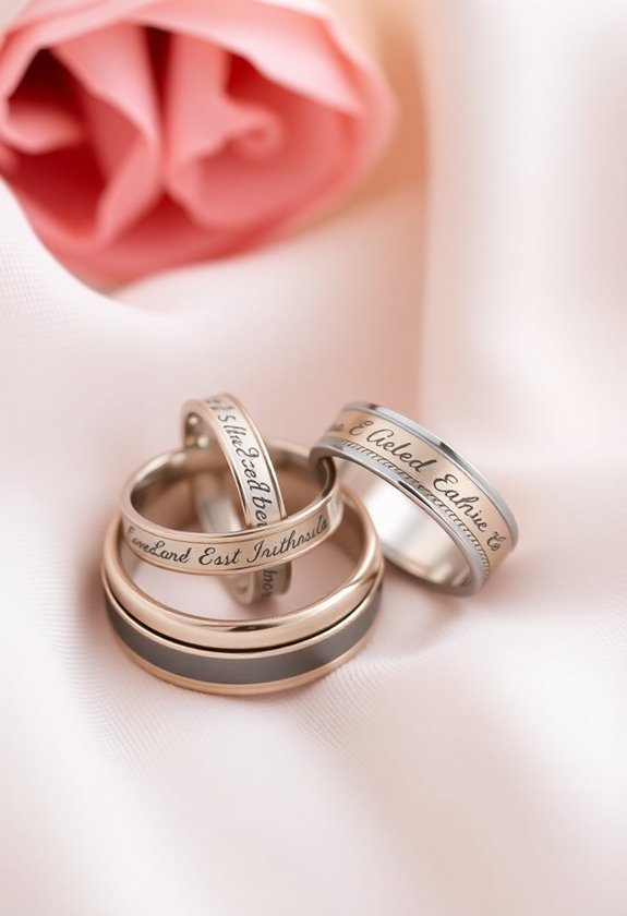 personalized wedding band engravings