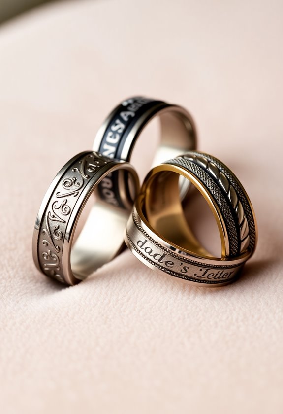 personalized wedding band engravings