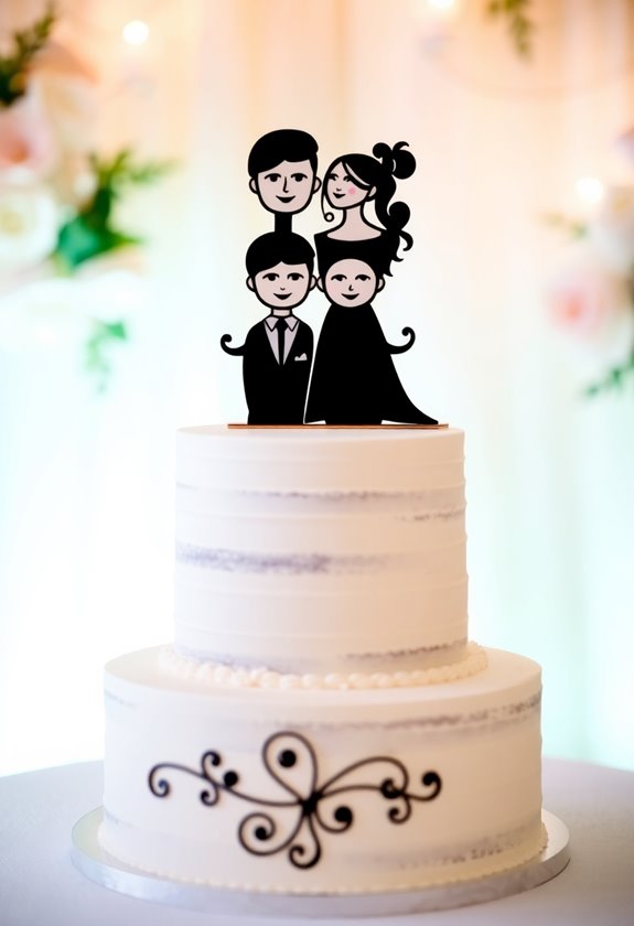personalized wedding cake toppers