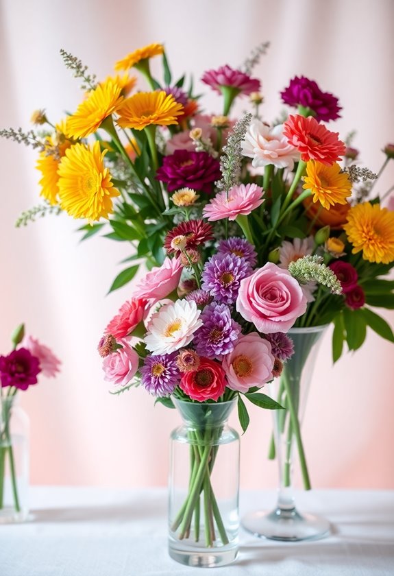 personalized wedding flower creations