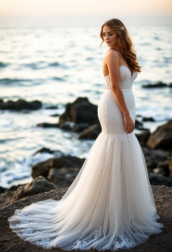 plus size mermaid dresses