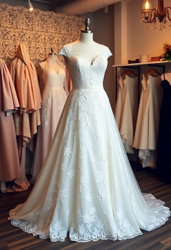 plus size wedding dress boutiques