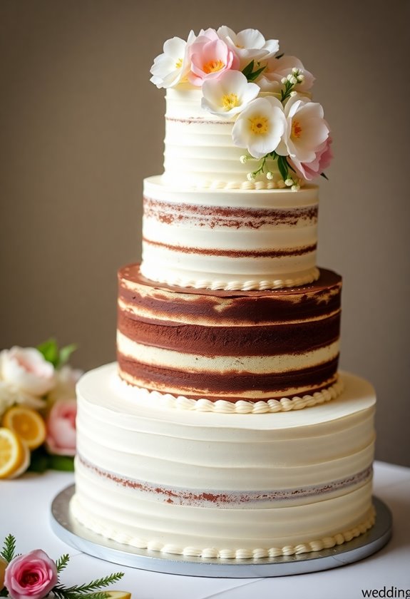 popular wedding cake flavors