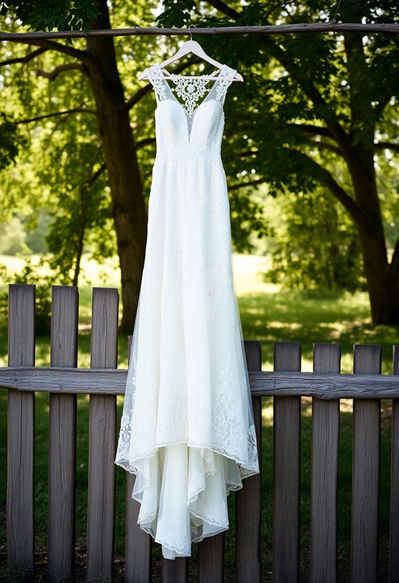 practical outdoor wedding attire