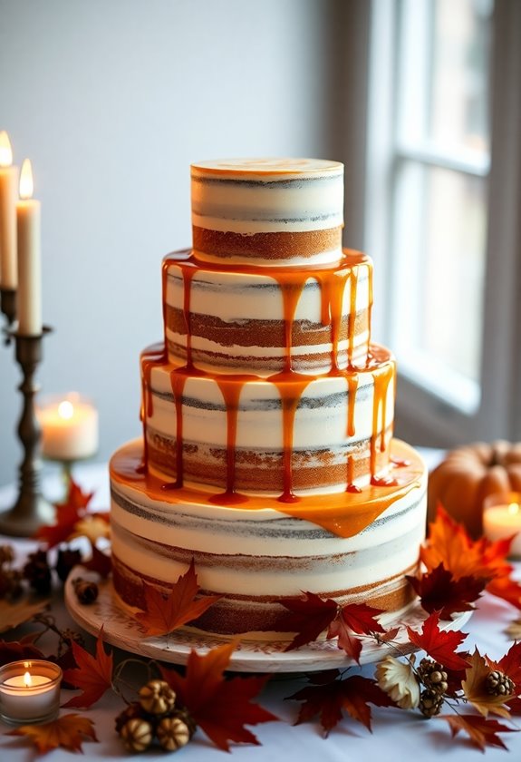 pumpkin cake with maple