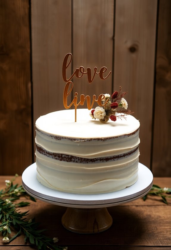 recyclable and eco friendly cake toppers