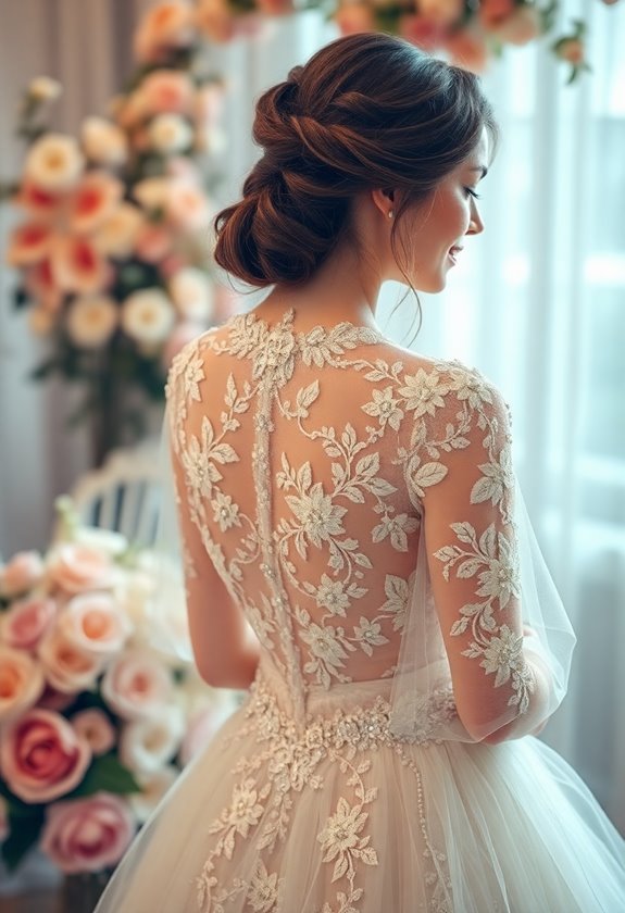 romantic details enhance elegance