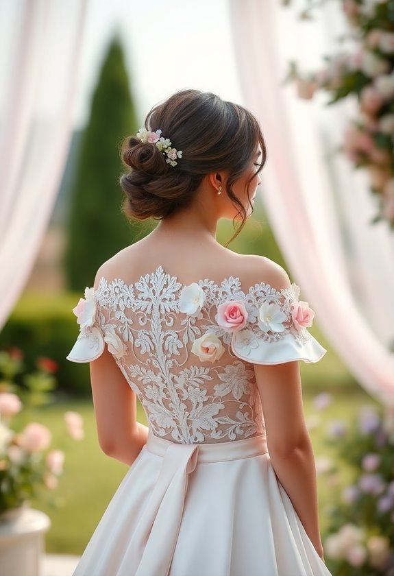 romantic lace bridal gowns