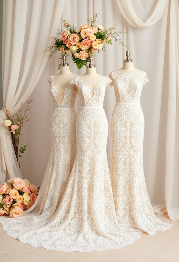 romantic lace wedding dresses
