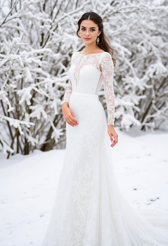 romantic lace wedding gowns