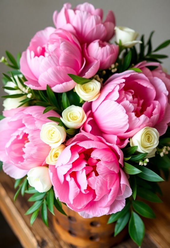 romantic peonies for weddings