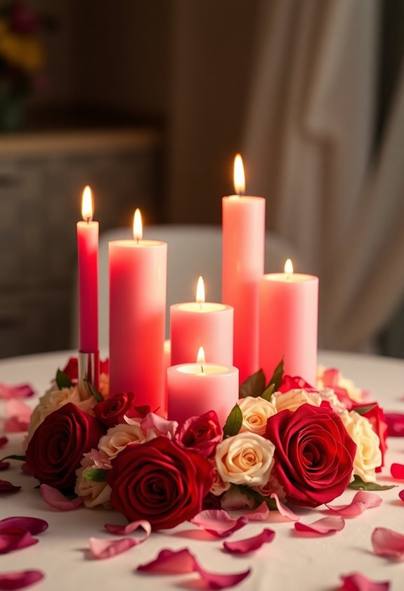 romantic scented candle favors