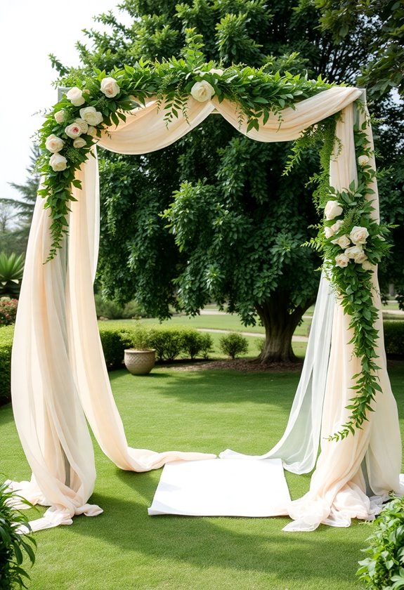 romantic wedding dip pose