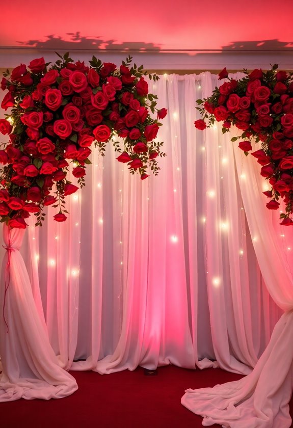 romantic wedding photo backdrops