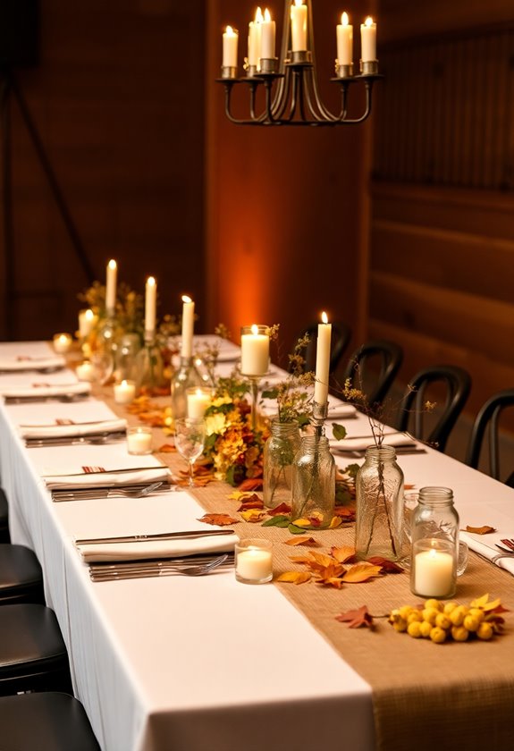 rustic autumn wedding charm