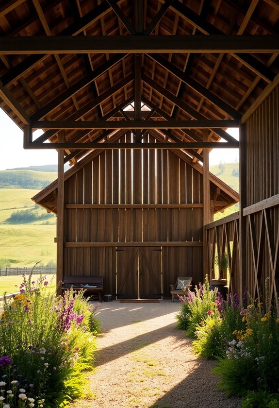rustic barn wedding charm