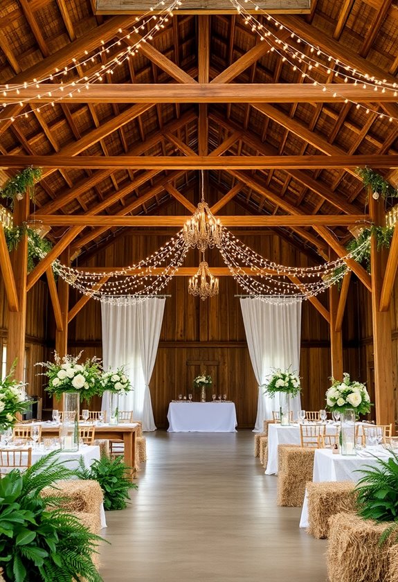 rustic barn wedding charm
