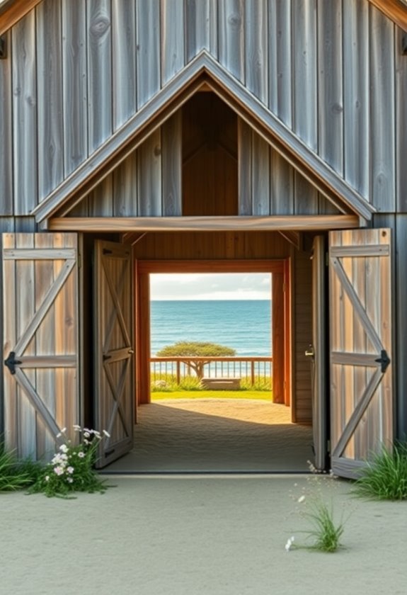 rustic beach barn weddings