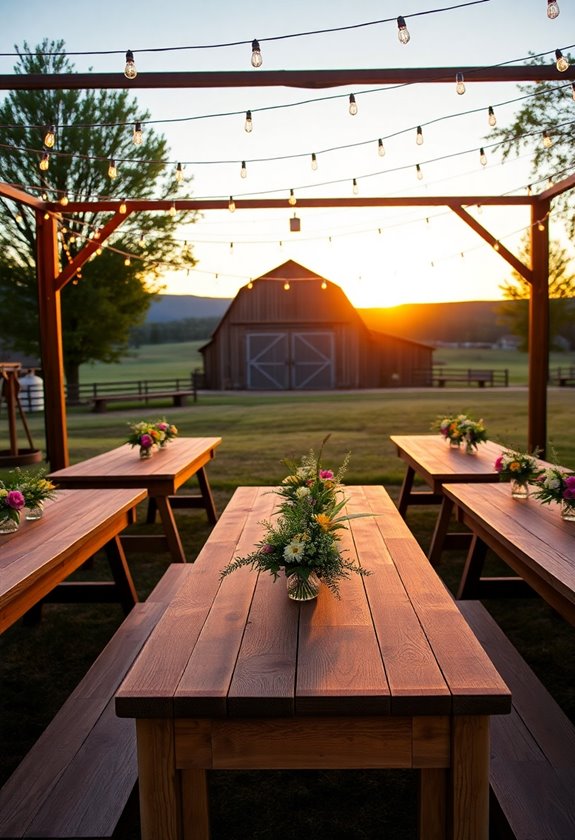 rustic cozy wedding charm