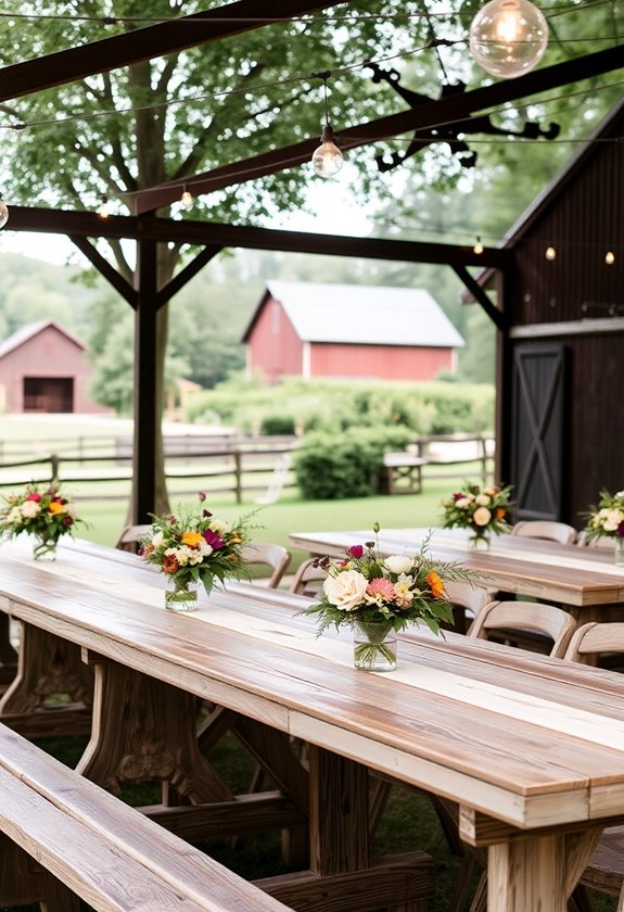 rustic elegance meets cozy sophistication