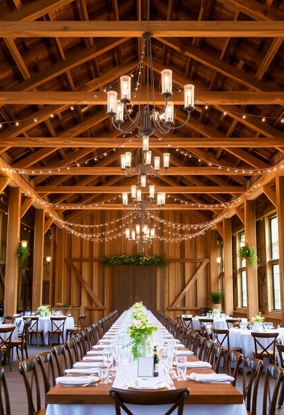 rustic indoor wedding venues