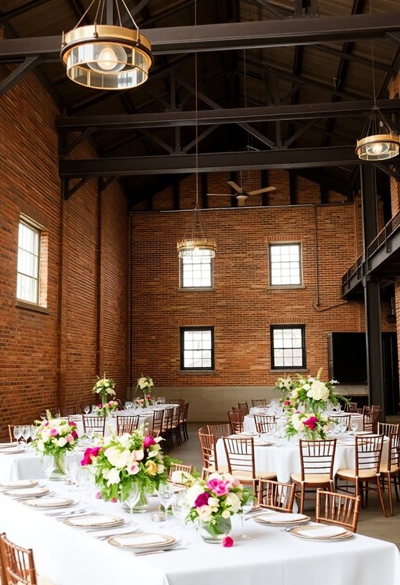 rustic modern wedding venue