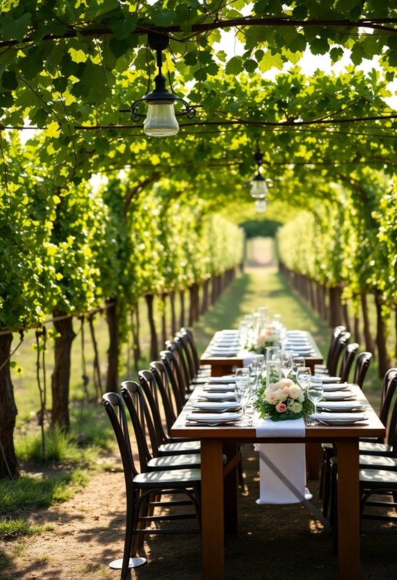 rustic vineyard wedding elegance
