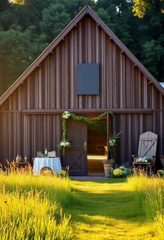 rustic wedding venue charm