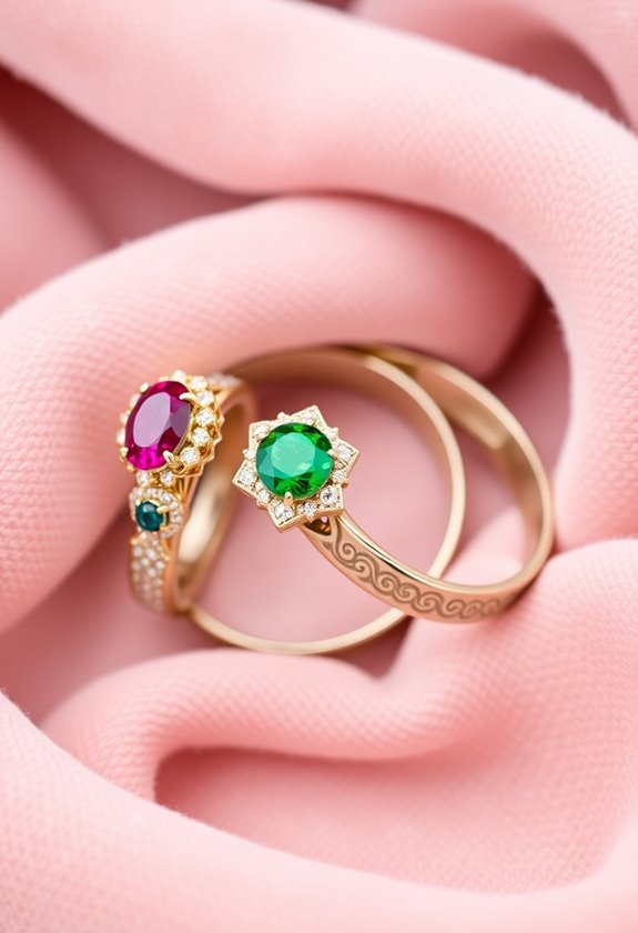 same sex wedding ring sets