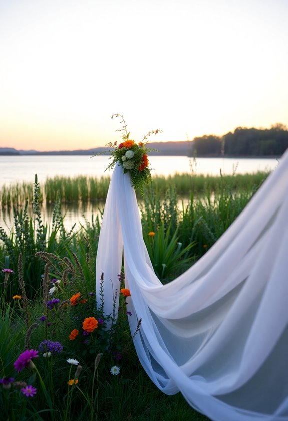 scenic outdoor wedding photography