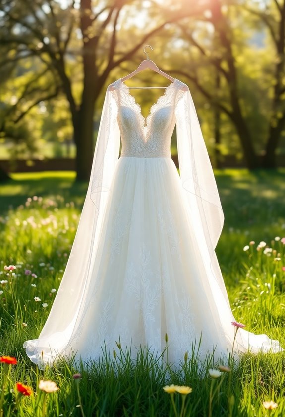 seasonal bridal gown selection