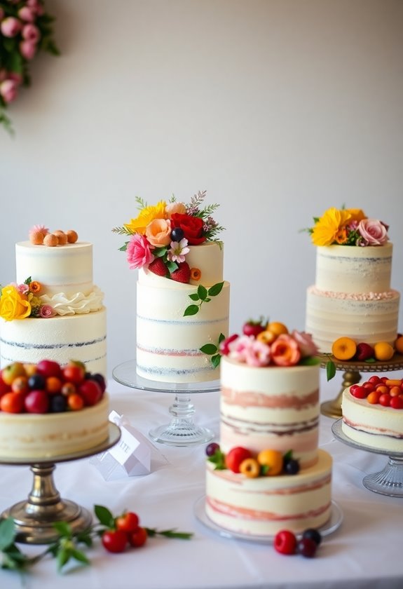 seasonal wedding cake flavors
