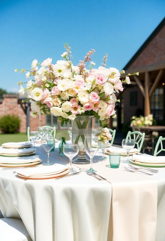 seasonal wedding color palette