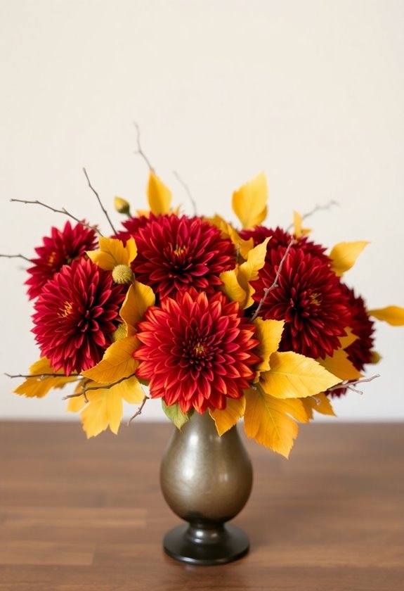 seasonal wedding floral arrangements