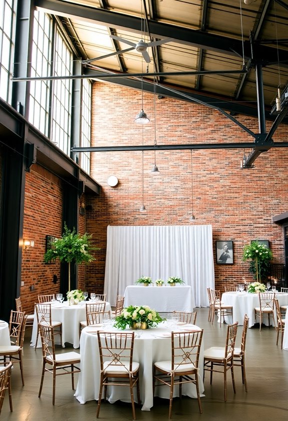 selecting modern industrial venues